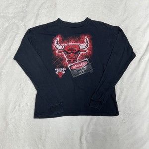 Vintage 1997 Chicago Bulls Black Long Sleeve T-Shirt Youth XL Looney Tunes Tag